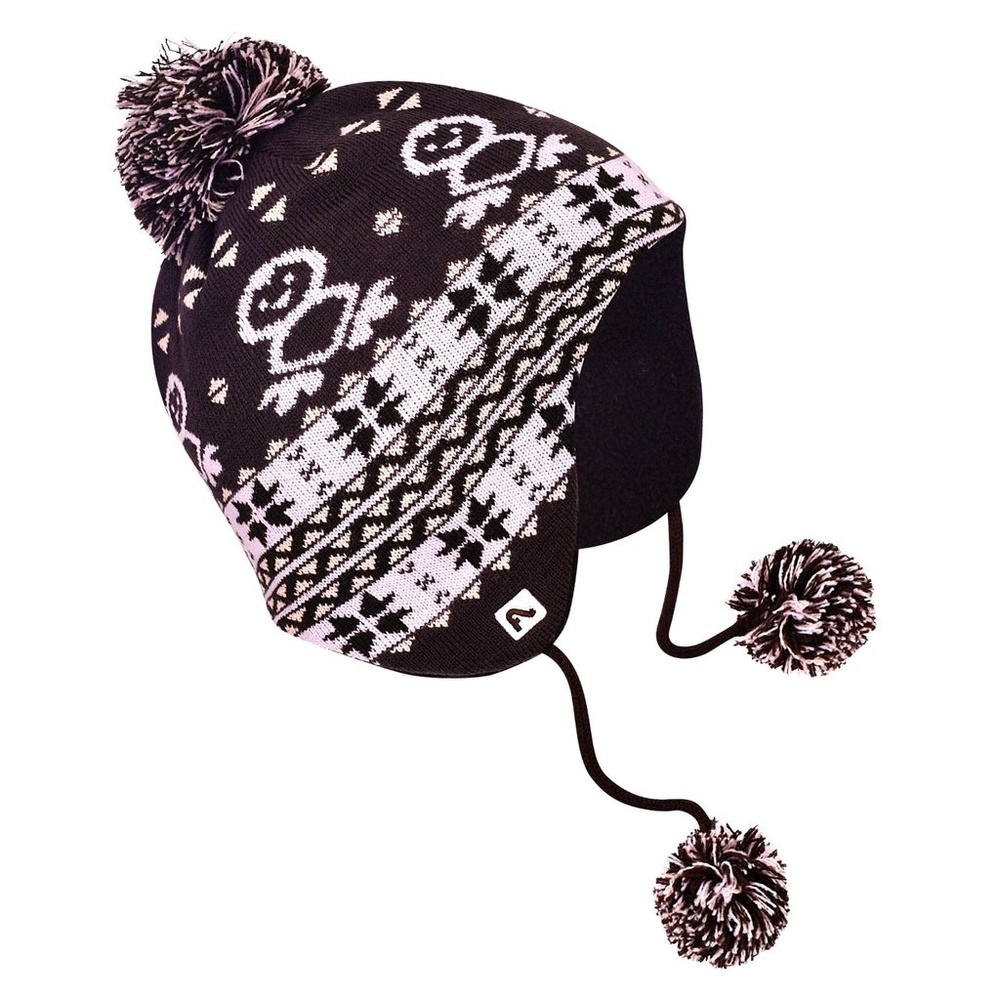 NWT Flylow kid's hat in wine/lilac